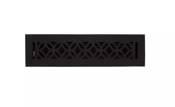 New 2" X 12" Pasteur Cast Iron Floor Register by Signature Hardware