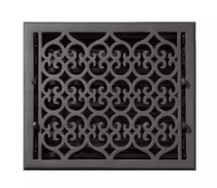 Nouveau registre de plancher en fonte victorienne ancienne de 10 po x 12 po par Signature Hardware