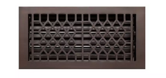 New Oil Rubbed Bronze 4" x 14" Antique Style Brass Wall Register by Signature Hardware