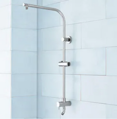 New Brushed Nickel Custom Showering 32-19/25 in. Shower Rail by Signature Hardware