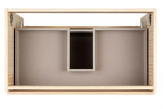 New Light Oak 32" Kiah Wall-Mount Double Vanity, 480825 by Signature Hardware