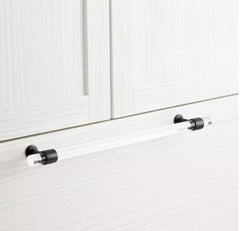 New 18" Matte Black Beryn Acrylic Appliance Pull By Signature Hardware