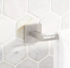 New Brushed Nickel Hibiscus Towel Bar by Signature Hardware