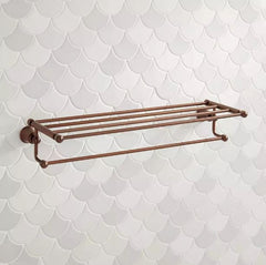 New Oil Rubbed Bronze Cooper Towel Bar and Shelf by Signature Hardware