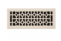 New Almond 4" x 10" Appert Steel Wall Register by Signature Hardware