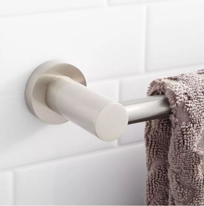 New Brushed Nickel Ceeley Collection Towel Bar by Signature Hardware