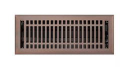 New Oil Rubbed Bronze 4" x 14" Contemporary Steel Floor Register by Signature Hardware