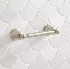 New Brushed Nickel Cooper Toilet Paper Holder by Signature Hardware