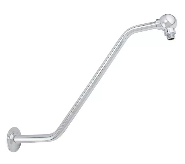 New Chrome 17-1/2" S-Type Shower Arm by Signature Hardware