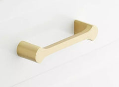 New 6-1/4" Satin Brass Stacia Solid Brass Drawer Pull by Signature Hardware