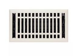 New Almond 6" x 14" Contemporary Steel Oversized Floor Register by Signature Hardware