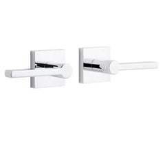 New Chrome Mabry Stainless Steel Passage Set Lever Handle by Signature Hardware
