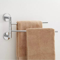 New Chrome Colvin Double Swing Arm Towel Bar by Signature Hardware