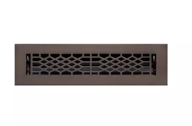 New Oil Rubbed Bronze Antique Style Brass Floor Register by Signature Hardware