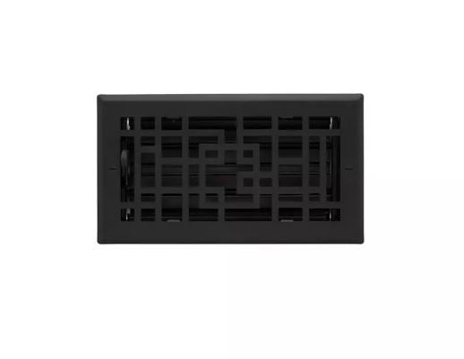 Nouveau registre mural en acier Baer noir 4 po x 8 po par Signature Hardware