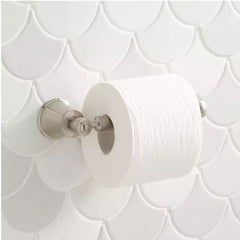 New Brushed Nickel Cooper Toilet Paper Holder by Signature Hardware
