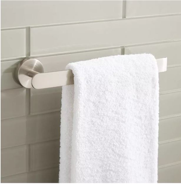 New Brushed Nickel Pagosa Towel Ring by Signature Hardware