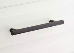 Nouvelle poignée d'armoire en laiton massif Avignon noir mat 3-3/4 po par Signature Hardware