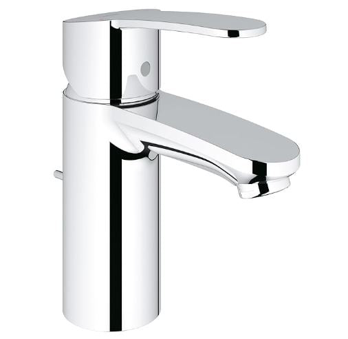 Nouveau StarLight Chrome Grohe Eurostyle Cosmopolitan robinet de salle de bain monotrou à poignée unique-1.2 GPM,2303600A,