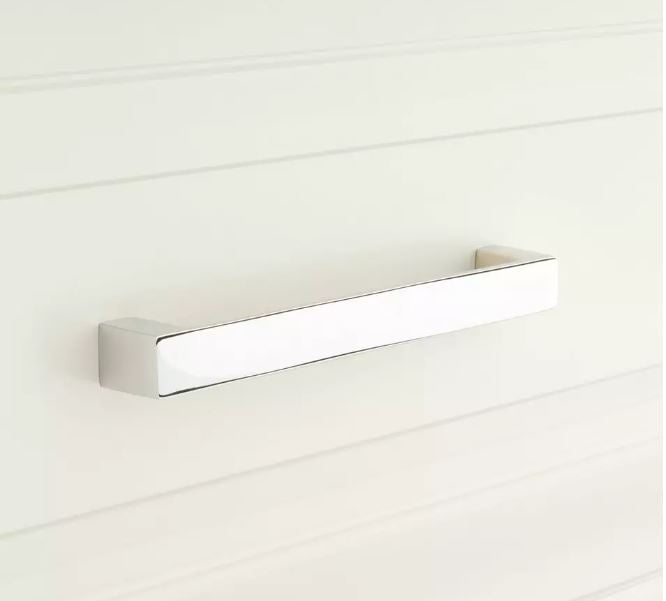New 7" Polished Chrome Gebara Brass Cabinet Pull By Signature Hardware
