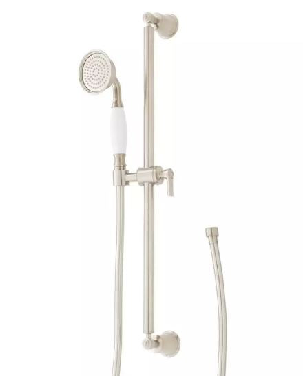 New Brushed Nickel Cooper Slide Bar for Hand Shower by Signature Hardware