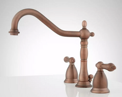 New Bridge Bathroom Faucet Lever Handle Oil Rubbed Bronze - Signature Hardware