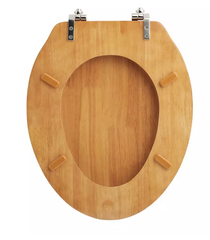 Nouveau siège de toilette de luxe en chêne clair avec charnières standard par Signature Hardware
