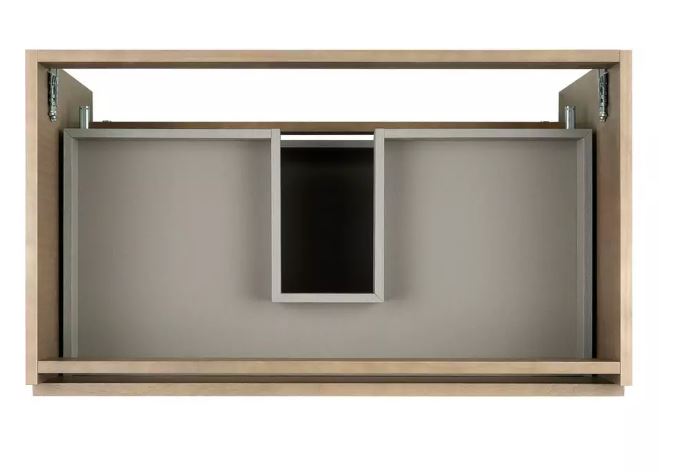 New Desert Oak Wood 32" Kiah Wall-Mount Double Vanity, 480828 by Signa ...