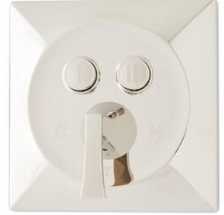 Nouvelle garniture de commande de robinet Vilamonte en nickel poli pour baignoire par Signature Hardware