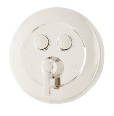 Nouvelle garniture de contrôle de robinet Pendleton en nickel poli pour baignoire par Signature Hardware