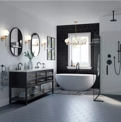 Nouveau Abat-jour opale or brossé Alfaro 60 W candélabre 6 lumières E-12 lustre