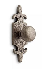 Nouvel ensemble de porte intérieure en bronze massif Cousteau en bronze foncé - Bouton - Factice par Signature Hardware