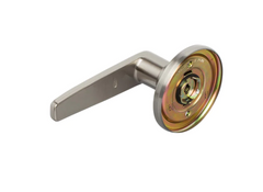 Ensembles de 2 leviers de porte d'entrée et de placard en acier nickel brossé par Dogwood