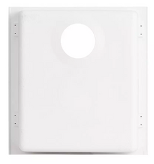 Nouvel évier composite en granit Holcomb sous plan Cloud White de 16 po par Signature Hardware