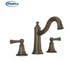 Nouveau Bronze huilé Proflo Roman 1,2 GPM Deux poignées à levier Centerset Laiton Pop-Up Robinet de lavabo