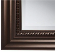 Nouvelle armoire à pharmacie avec miroir en aluminium décoratif à montage en surface Bernstein de 24 po en bronze huilé par Signature Hardware