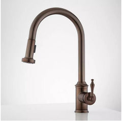 Nouveau robinet de cuisine à tirette Southgate en bronze huilé par Signature Hardware