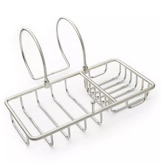 Nouveau panier à savon en nickel brossé avec porte-éponge par Signature Hardware