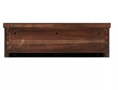 Nouveau meuble-lavabo mural Nadiya de 18 po - Brun châtaigne - Aucun perçage de robinet par Signature Hardware