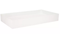 Nouveau Lavabo vasque rectangulaire en résine mate 28 po Cosima par Signature Hardware