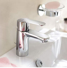 Nouveau StarLight Chrome Grohe Eurostyle Cosmopolitan robinet de salle de bain monotrou à poignée unique-1.2 GPM,2303600A,