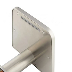 New Brushed Nickel Knox Widespread Waterfall Vessel Faucet with Pop-Up Drain Overflow