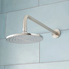 New Brushed Nickel ExiraThermostatic Shower System with Rainfall Shower and Hand Shower by Signature Hardware