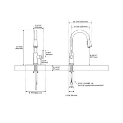 Nouveau robinet de cuisine à retrait monotrou Greyfield en or brossé par Signature Hardware