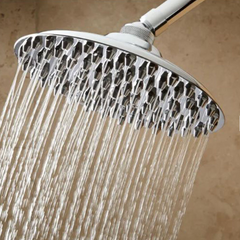 New 12" Chrome Bostonian Rainfall Nozzle Shower Head - Signature Hardware