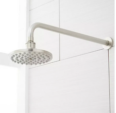 New Brushed Nickel Wingfield Tub and Shower Set with Rainfall Shower Head by Signature Hardware