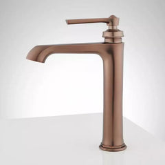 Signature Hardware Robinet de lavabo monotrou en bronze huilé Cooper 940975