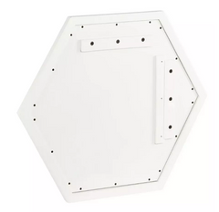 Nouveau miroir de courtoisie Radke en acajou blanc de 27 po par Signature Hardware