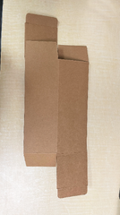 Set of 25 10x4x4 inch Kraft Reverse Tuck Corrugated Folding Gift Boxes Cardboard