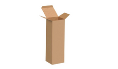 Set of 25 10x4x4 inch Kraft Reverse Tuck Corrugated Folding Gift Boxes Cardboard